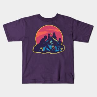 NIght Camping Kids T-Shirt